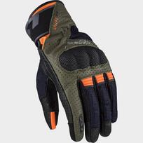 LS2 AIR RAPTOR MAN GLOVES GREEN BLUE H-V ORANGE motociklisto pirštinės M