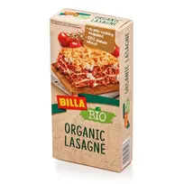Kietųjų kviečių manų kruopų lakštiniai makaronai lazanijai BILLA BIO, 250 g