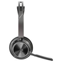 HP Poly Voyager Focus 2 Bluetooth Stereo viršaus ausų mikrofono juodas triukšmo slopinimo mikrofonas kompiuteriui