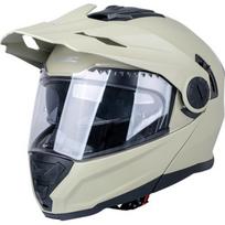 Atverčiamas enduro šalmas W-TEC Biscay P/J - Béžová matná