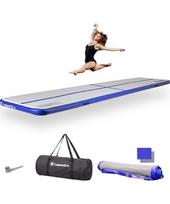 Pripučiamas gimnastikos kilimėlis inSPORTline Airstunt 500 x 100 x 10 cm, baltas