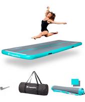 Pripučiamas gimnastikos kilimėlis inSPORTline Airstunt 500 x 100 x 10 cm, pilkas