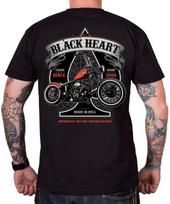 Marškinėliai BLACK HEART Orange Chopper - Juoda