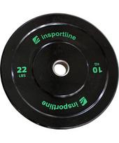 Guminis svorio diskas inSPORTline Bumper Plate Lite 10 kg 50 mm