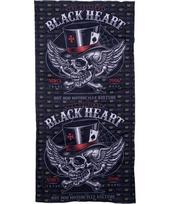 Daugiafunkcis kaklo šildytuvas W-TEC Black Heart Scarfest - Wings Skull