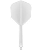 Smiginio plunksnos Target K-Flex No.6 Short, 3 vnt. - Balta