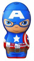 Vaikiška dušo želė ir šampūnas Air-Val Captain America, 400 ml