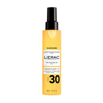 Aliejus įdegio priežiūrai kūnui Lierac Sunissime Silky oil Sunscreen SPF30, 150 ml