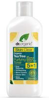 Veido tonikas Dr. Organic Skin Clear Organic 5 In 1 Tea Tree Purifying, 200.0 ml