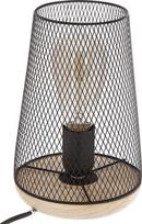 Stalinis šviestuvas Atmosphera Zely, E27, 40W, juoda sp./medienos sp.