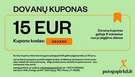 15 eurų dovanų kuponas