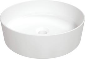 Vonios praustuvas Deante Round, keramika, 40 cm x 40 cm x 9.7 cm, balta sp.