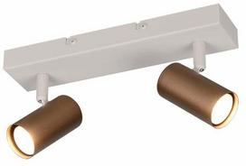Šviestuvas lubų Reality Taryn R86852065, GU10, 2 x 5 W, ruda sp.