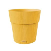 Gėlių vazonas Stefanplast Ethica, plastikinis, Ø 25 cm, geltona sp.