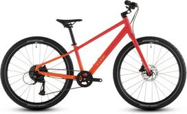 Vaikiškas dviratis, vaikų Cube Numove 240 Disc, raudona sp./oranžinė sp., 24"