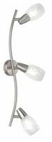 Šviestuvas sieninis Reality Colmar R80023007, E14, 3 x 28 W, balta sp./nikelio sp.
