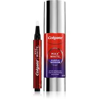 Colgate Max White Pen + Purple Serum Set balinimo rinkinys dantims