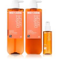 mise en scene Perfect Serum Original rinkinys plaukų blizgesiui ir švelnumui užtikrinti