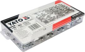 YATO VERŽLĖS SU FIKSAVIMU 146vnt. M4, M5, M6, M8, M10, M12.