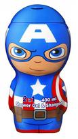 Vaikiška dušo želė ir šampūnas Air-Val Captain America, 400 ml