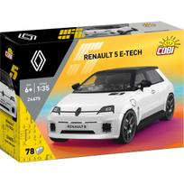 Konstruktorius, automobilis Cobi Renault 5 E-Tech 24675, 78 vnt., balta sp.