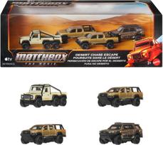 Žaislinių automobilių rinkinys Mattel Matchbox The Movie Desert Chase Escape JMB53, 1:64, įvairių spalvų