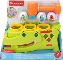 Žaidimas, su plaktuku Fisher Price Sit & Tap Rolligator, žalia sp.