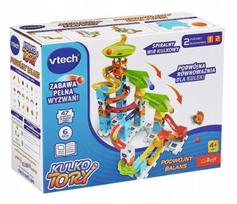 Konstruktorius su kamuoliukų trasa VTech Double Balance, 47 vnt., įvairių spalvų