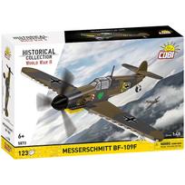 Konstruktorius, lėktuvas Cobi Historical Collection Messerschmitt Bf-109F 5873, 123 vnt., žalia sp.