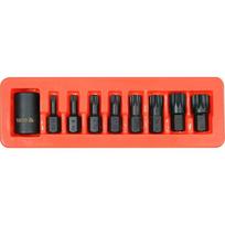 1/2" Smūginių antgalių rinkinys (SPLINE) (9vnt)