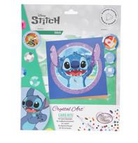 CRAFT BUDDY DISNEY STITCH Piešimo deimantais kortelė „Stitch“,  18 x 18 cm