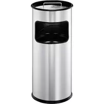 Šiukšliadėžė Durable 333023 17 L apvali metalinė sidabrinė