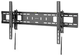 Manhattan TV ir monitoriaus laikiklis nuo vagystės sieninis pasukamas 43-100 juodas VESA 200x200 iki 800x400 mm iki 75 kg
