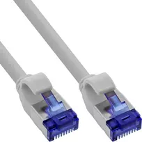 InLine 74955 tinklo kabelis pilkas 0,5 m Cat6a S/FTP (S-STP)