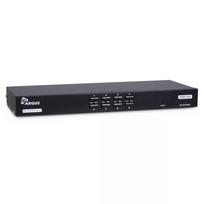 KVM jungiklis Inter-Tech AS-9108HA, montuojamas į stelažą, juodas