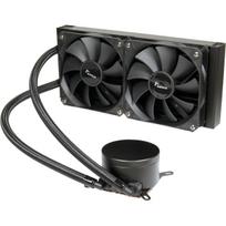Skystas aušintuvas CPU „All-in-One“ INTER-TECH Argus Iceman B-240 — 12 cm ventiliatorius, hidraulinis guolis, juoda spalva