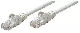 Intellinet tinklo jungiamasis kabelis Cat6, 50 m, pilkas, varinis, S/FTP, LSOH/LSZH, RJ45, auksuoti kontaktai, be užkabinimo, su gaubteliu, viso gyvenimo garantija