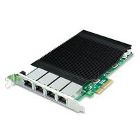 Vidinė tinklo plokštė Planet ENW-9740P – PCI Express, 4x Gigabit Ethernet su PoE+