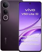 Vivo V50 Lite 5G 8GB 256GB, 120 Hz 6.77 colio AMOLED, 50 MP, 5200 mAh baterija, Dual-SIM, IP69, Android 15, Juoda (5669310)
