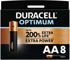 Duracell AA baterijos 8 vnt., vienkartinės, šarminės