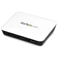 StarTech.com USB 3.0 į Gigabit Ethernet tinklo adapteris su 3 prievadų USB centru - Baltas