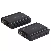 StarTech.com 4K HDMI KVM ilgintuvas per šviesolaidį - HDMI vaizdo ir USB nuotolinio KVM jungiklio/konsolės ilgintuvas - iki 984 pėdų/300 m (daugiamodis) - 2x 10G MMF SFP+ moduliai - KVM išplėtimo rinkinys (TX/RX)