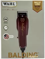 Wahl Balding Clipper - Raudonas - 0,4 mm - 4 cm - AC - 230 V - 50 Hz (08110-316H)