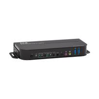 KVM jungiklis 2 prievadai HDMI/USB Tripp Lite B005-HUA2-K — 4K 60 Hz, HDR, HDCP 2.2, IR, USB bendrinimas, 1,2 m laidai