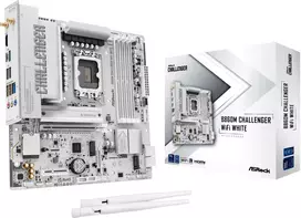 ASRock B860M Challenger WiFi White LGA1851 Micro-ATX DDR5 pagrindinė plokštė