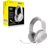 Corsair HS35 v3 Wired Gaming Headset White