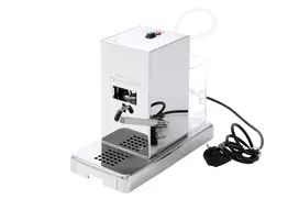 LUCAFFE' Kavos aparatas Lucidatura Luster Polished - Automatinis pupelių-kavos puodeliui espresso aparatas su LatteCrema sistema, 15 bar, 1450 W, juodas