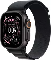 “Apple Watch Ultra 3 GPS + Cellular 49mm Black Titanium Case with Black Alpine Loop - Medium MF0V4QR/A”