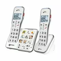 Geemarc AmpliDECT 595-2 Photo Belaidis Senjorų Telefonas su Atsakikliu - Duo komplektas
