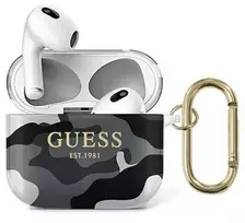 Guess GUA3UCAMG AirPods 3 Dangtelis Juodas Kamufliažas Camo Collection
